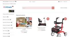 Desktop Screenshot of lifesupply.com